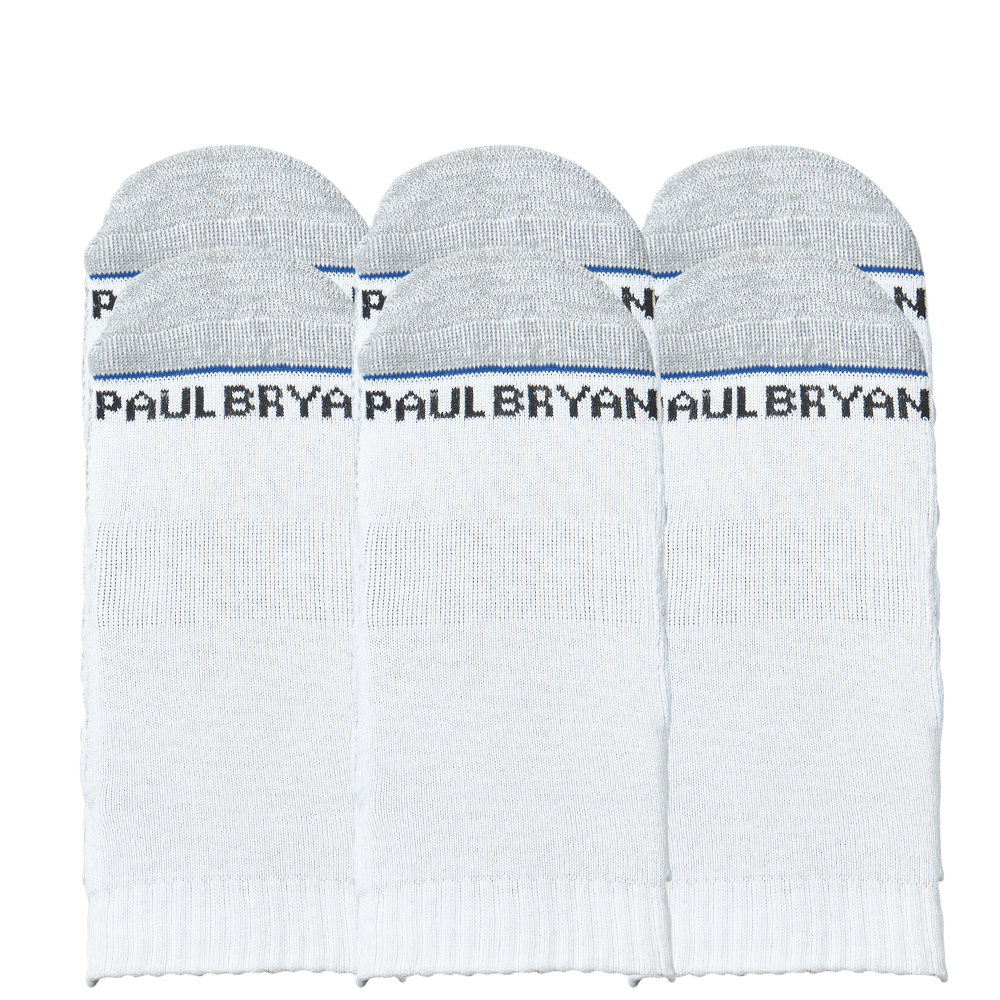 Elemax 1/2 Cushion with Nano Silver White 3 Pair Multipack