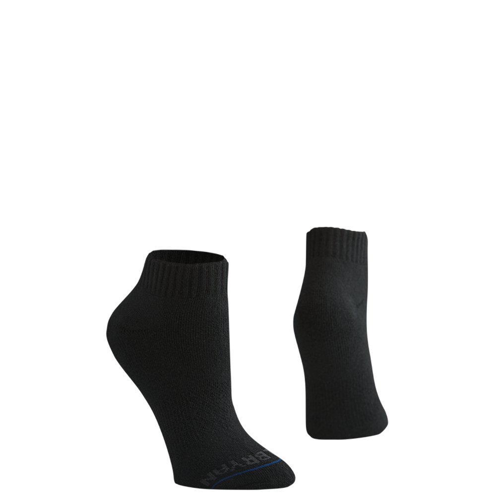 ELEMAX Women's Silver Edge Black Sock