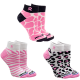 Breast Cancer Awareness Pink Ribbon Safari Pack 3 Pair Multipack