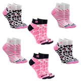 Breast Cancer Awareness Pink Ribbon Safari Pack 6 Pair Multipack