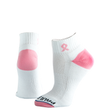 Breast Cancer Awareness Pink Ribbon Classic Quarter 3 Pair Multipack