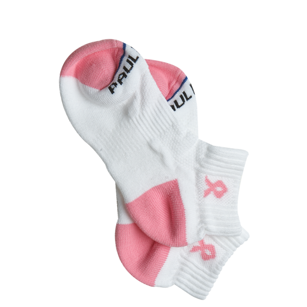 Breast Cancer Awareness Pink Ribbon Classic Quarter 3 Pair Multipack