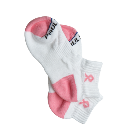 Breast Cancer Awareness Pink Ribbon Classic Quarter 3 Pair Multipack