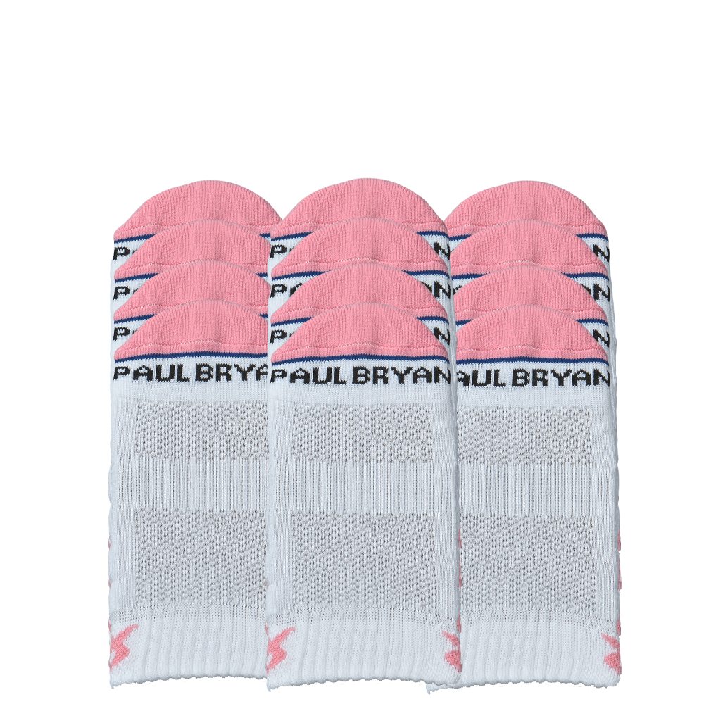 Breast Cancer Awareness Pink Ribbon Classic Quarter 6 Pair Multipack