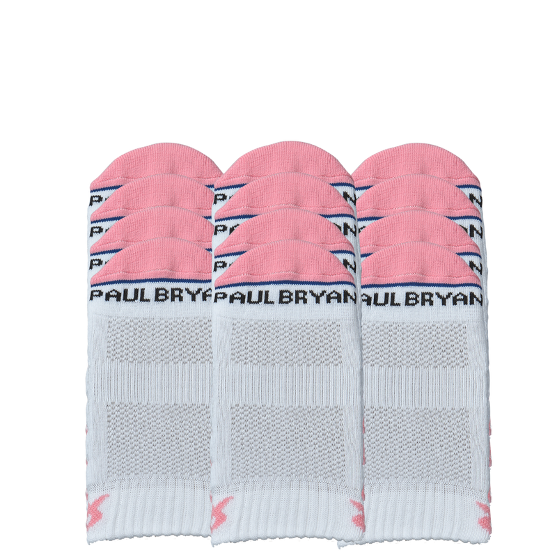 Breast Cancer Awareness Pink Ribbon Classic Quarter 6 Pair Multipack