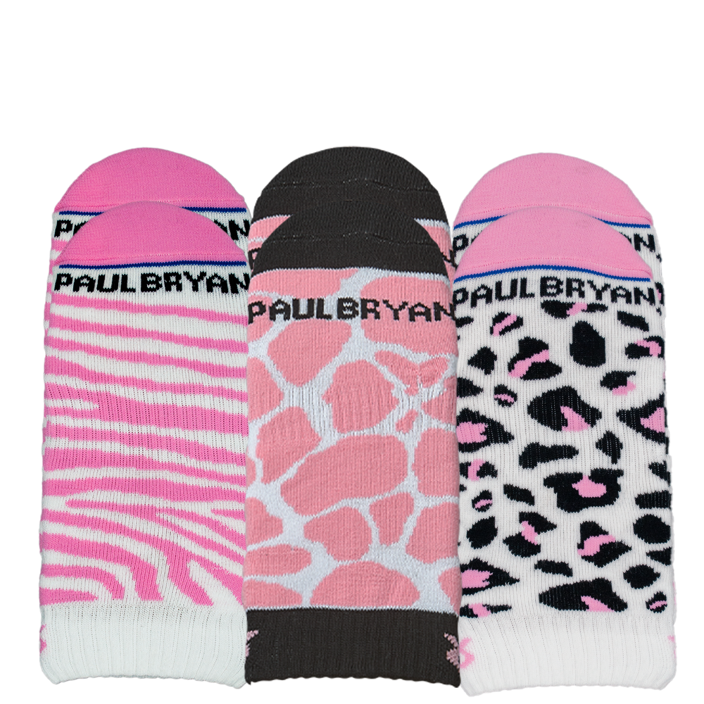 Breast Cancer Awareness Pink Ribbon Safari Pack 3 Pair Multipack