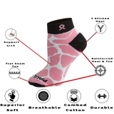 Breast Cancer Awareness Pink Ribbon Safari Pack 6 Pair Multipack