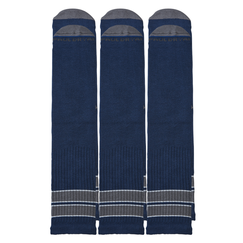 OG Mid Calf Crew Navy 3 Pair Multipack