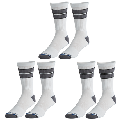 OG Mid Calf Crew White 3 Pair Multipack