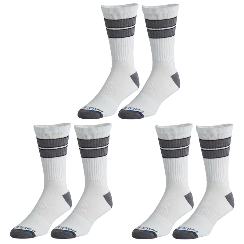 OG Mid Calf Crew White 3 Pair Multipack