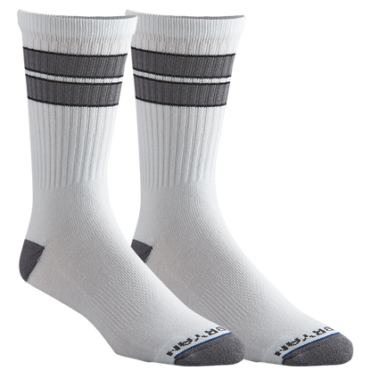 OG Crew Mid Calf Striped Crew Sock - White